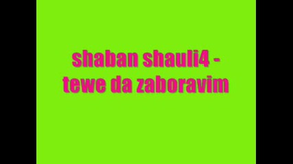 Shaban Shauli4 - Tewe Da Zaboravim