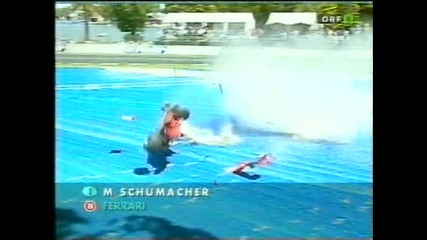 тежка катастрофа на Михаел Шумахер - Мелбърн 2001