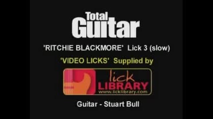 Ritchie Blackmore Licks