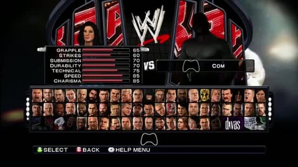 Wwe Smackdown vs Raw 2011 - Roster Ratings 