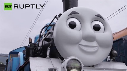 Японските деца обожават локомотива Томас