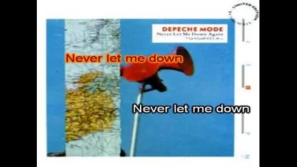 Depeche Mode - Never Let Me Down Again (szamot mix) 
