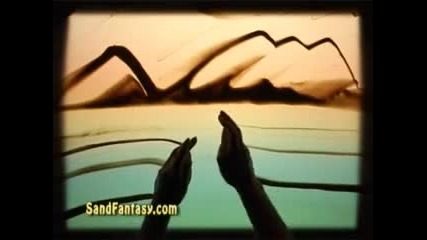 Sand Art by Ilana Yahav - Sandfantasy - _green Dream_