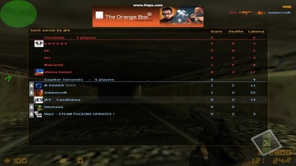 jk9 first ninja defuse 1v5 [counter Strike 1.6]