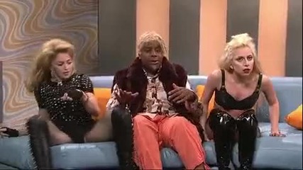 Мадона и Лейди Гага в Saturday Night Live версия 