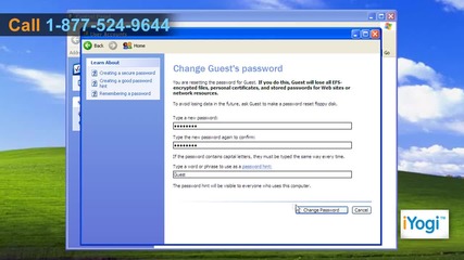 How to create a user account in Microsoft® Windows® Xp Professional? 