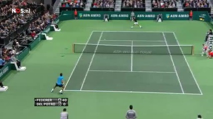 Federer vs Del Potro - Rotterdam 2012!