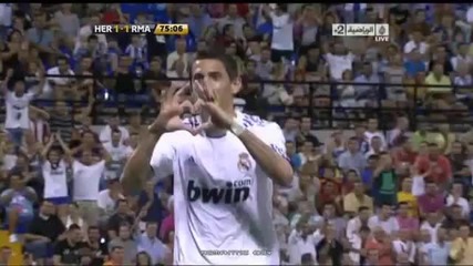 Real Madrid vs Hercules 3 - 1 08 22 10 