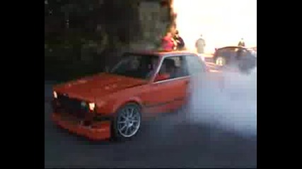 Bmw E30 325 Turbo Burnout