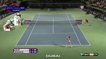 Simona Halep - Caroline Wozniacki Dubai 2015