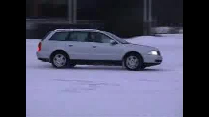 Audi A4 Quattro Дрифт На Сняг