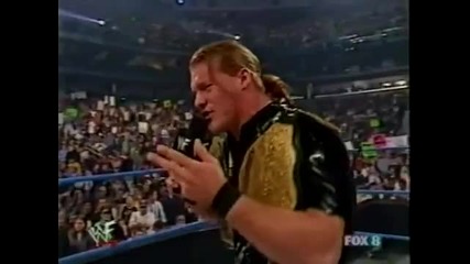 Rob Van Dam and Chris Jericho Segment Raw 2002