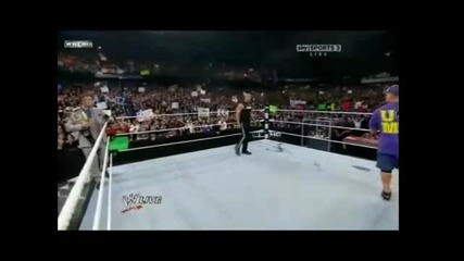 Wwe Raw - The Rock, John Cena and The Miz face to face part 2 