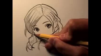 Как да нарисуваме манга прическа
