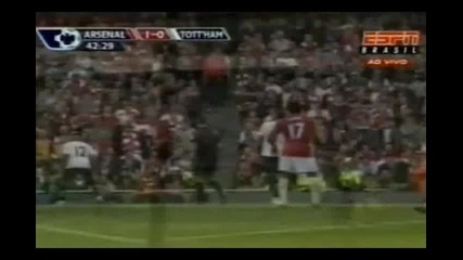 31.10.09 Арсенал 1:0 Тотнъм Ван Перси Гол