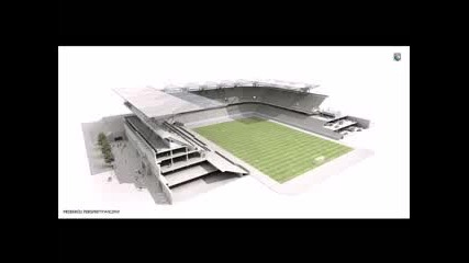 Legia Warszawa. The new football stadium. Design. Nowy stadion Legii Warszawa. 
