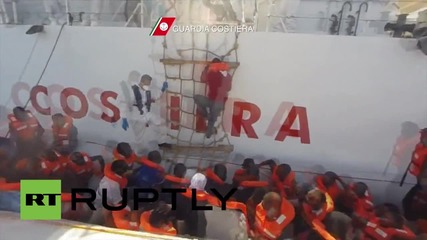 Italy: 4,343 refugees and migrants picked up by Italian Coast Guard in the Med