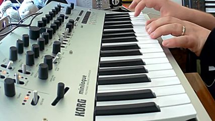Recording Verity's Jingle - Korg Minilogue