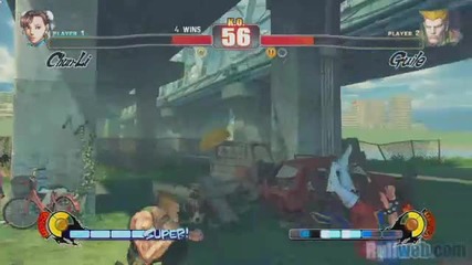 Street Fighter 4 - Chun - Li vs. Guile (english)