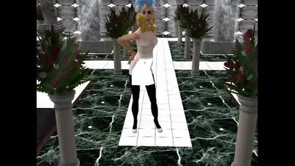 Lady Gaga Fashion Show about her videos (from Just Dance to Telephone) [sims 2]