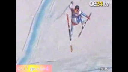 Скиор Пада И Се Удря Много Жестоко!