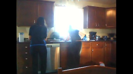 Cinnamon challenge with the girls_)