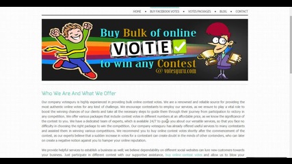 get online votes for contest
