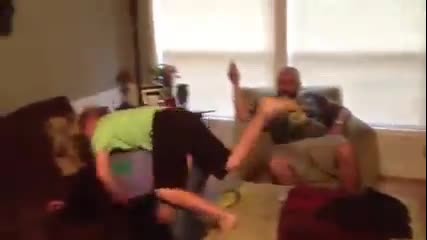 Mother and Son fighting!