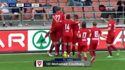Вадуц – Левски 1:0 /първо полувреме/
