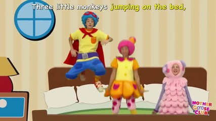 Five Little Monkeys - Mother Goose Club Songs for Children