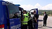 Специализирана полицейска операция край Благоевград, проверяват ТИР-ове и автобуси