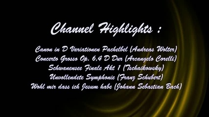 Classic Music Club Channel Highlights 