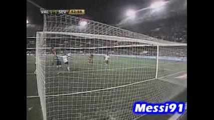 21.01 Валенсия - Севиля 3:2 Луиш Фабиано гол ! Купа на Краля