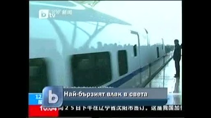 най бързият влак в света
