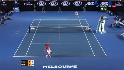Grigor Dimitrov vs Roger Federer Full Match Hd Australian Open 2016 Part 1