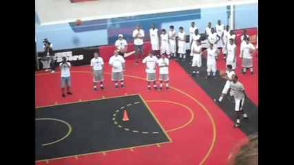 Lebron James eliminated in Knockout by 16-old player, August 23, 2011 in Barcelona, Spain