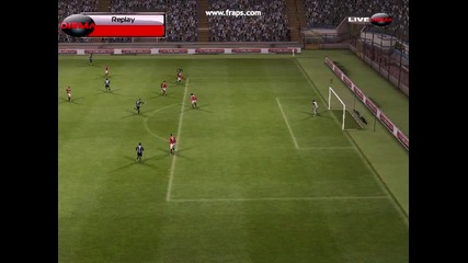 Хубав гол с Интер срещу Милан - Pes 2013