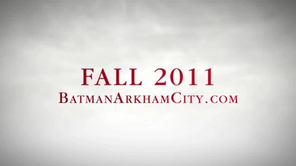 Batman: Arkham City - Vga 2010 Teaser Trailer 