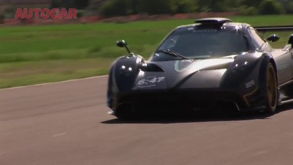 Pagani Zonda R driven by autocar.co.uk