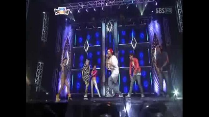 Idol Big Show Gd feat Dara - Hello(eng sub) 