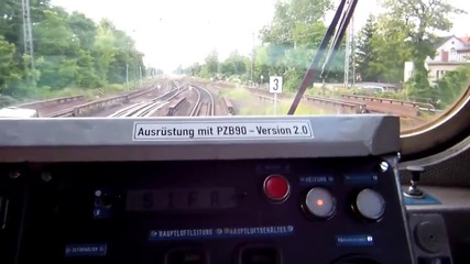 Пътуване в кабината на руски дизелов локомотив серия 07 в Германия