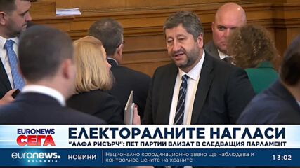 "Алфа Рисърч": Коалицията "ПП-ДБ" с крехък аванс пред ГЕРБ-СДС