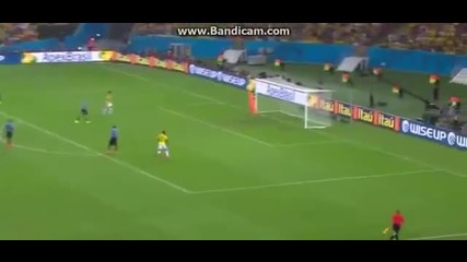 Голът на James Rodriguez 1-0 Colombia vs Uruguay [world Cup 2014]
