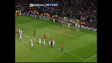 Celtic Vs. Man Utd Penality (luis Saha)