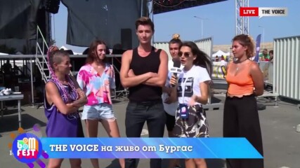 THE VOICE на живо от TEEN BOOM FEST 2022 Бургас: Интервю с DENI след саундчека [14]
