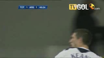 Тотнъм 1 - 1 Арсенал (карлинг Къп ) - Гол на Keane 21.09.2010 