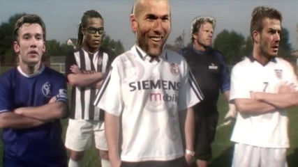 Смях !! Messi team vs Zidane team