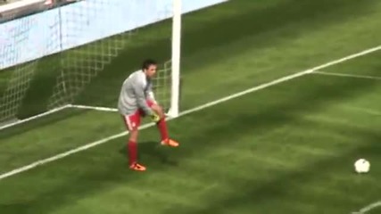 Jose Enrique Plays in goals