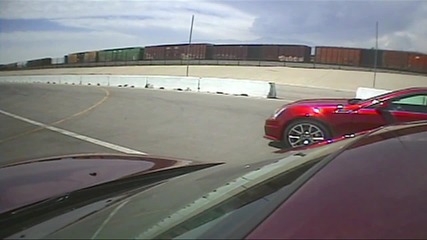 Cadillac Cts - V vs Bmw M5 Drag Race