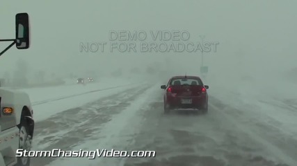 Силен снеговълеж в Минесота 8.2.2014
